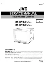 JVC TM-H1950CG Service Manual предпросмотр