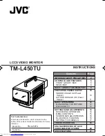 JVC TM-L450TU - Lccs Color Monitor Instructions Manual предпросмотр