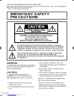 Предварительный просмотр 2 страницы JVC TM-L450TU - Lccs Color Monitor Instructions Manual