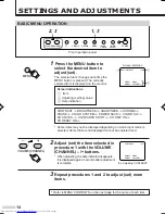 Предварительный просмотр 14 страницы JVC TM-L450TU - Lccs Color Monitor Instructions Manual