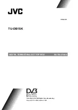 Preview for 1 page of JVC TU-DB1SK Instructions Manual