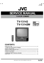 Preview for 1 page of JVC TV 13142 Service Manual