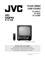 JVC TV 13142 User Manual preview