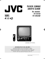 JVC TV-13143 User Manual предпросмотр