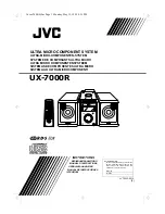 JVC UX-7000R Instructions Manual предпросмотр