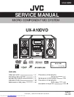 JVC UX-A10DVD Service Manual preview