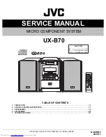 Preview for 1 page of JVC UX-B70 Service Manual