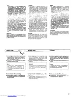 Preview for 29 page of JVC UX-D99R EN (Swedish) Instructions Manual