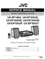 Предварительный просмотр 1 страницы JVC ux-ep100a Service Manual