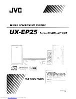 JVC UX-EP25 Instructions Manual preview