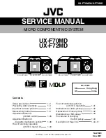 JVC UX-F70MD Service Manual предпросмотр