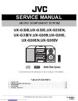 JVC UX-G30B Service Manual preview