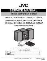 JVC UX-G355A Service Manual preview