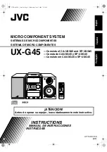 Предварительный просмотр 1 страницы JVC UX-G45 Instructions Manual