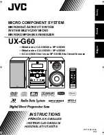 JVC UX-G60 Přiručka K Obsluze preview