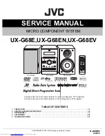 JVC UX-G68E Service Manual preview