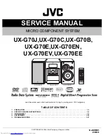 JVC UX-G70B Service Manual preview