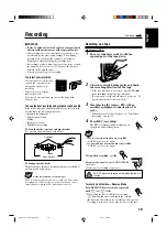 Preview for 21 page of JVC UX-J50 Instructions Manual