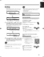Предварительный просмотр 19 страницы JVC =UX-J55V Instructions Manual