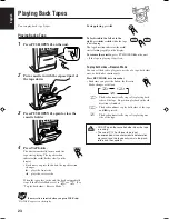 Предварительный просмотр 26 страницы JVC =UX-J55V Instructions Manual