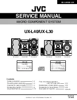 JVC UX-L30 Service Manual предпросмотр