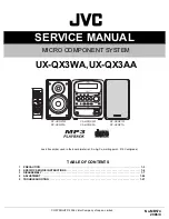 JVC UX-QX3AA Service Manual preview