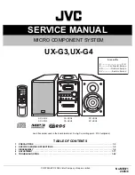 Предварительный просмотр 7 страницы JVC UX-S20EN Service Manual