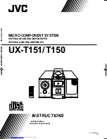 JVC UX-T150 Instructions Manual предпросмотр