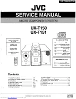 JVC UX-T150 Service Manual предпросмотр