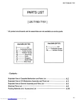 Preview for 75 page of JVC UX-T150 Service Manual