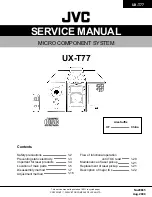 JVC UX-T77 Service Manual preview