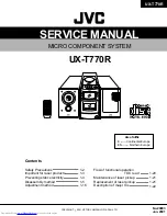 JVC UX-T770R Service Manual preview