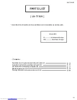 Предварительный просмотр 45 страницы JVC UX-T770R Service Manual