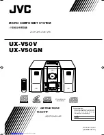 JVC UX-V50GN Instructions Manual preview