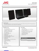 JVC UX-VJ3B Specifications preview