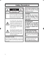 Предварительный просмотр 2 страницы JVC V.NETWORKS VN-C3WU Instructions Manual