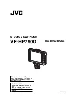 Предварительный просмотр 1 страницы JVC VF-HP790G Instruction