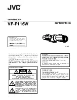 Preview for 2 page of JVC VF-P115BE Service Manual