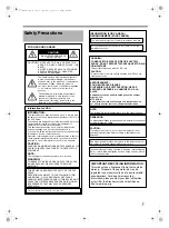 Preview for 3 page of JVC ViewFinder VF-HP840U Instructions Manual