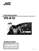 JVC VN-A1U - Network Encoder Instructions Manual предпросмотр