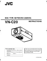 Preview for 1 page of JVC VN-C20U - Network Camera Instructions Manual