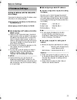 Preview for 21 page of JVC VN-C20U - Network Camera Instructions Manual