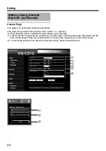 Предварительный просмотр 44 страницы JVC VN-C215VP4U - Fixed Ip Network Mini Dome Instructions Manual