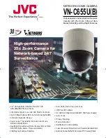 Preview for 1 page of JVC VN-C655U - Network Camera Specifications