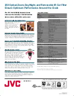 Preview for 2 page of JVC VN-C655U - Network Camera Specifications