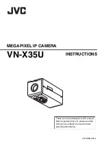 Preview for 1 page of JVC VN-X35U - Network Camera Instructions Manual