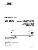 Предварительный просмотр 1 страницы JVC VR-D0U Instructions Manual