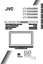 JVC Wide LCD Panel TV LT-19DA9BN Instructions Manual preview