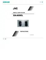 Preview for 1 page of JVC XA-A55CL - 256 MB Headband Digital Player Instructions Manual