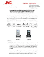 Preview for 1 page of JVC XA-HD500S Specifications